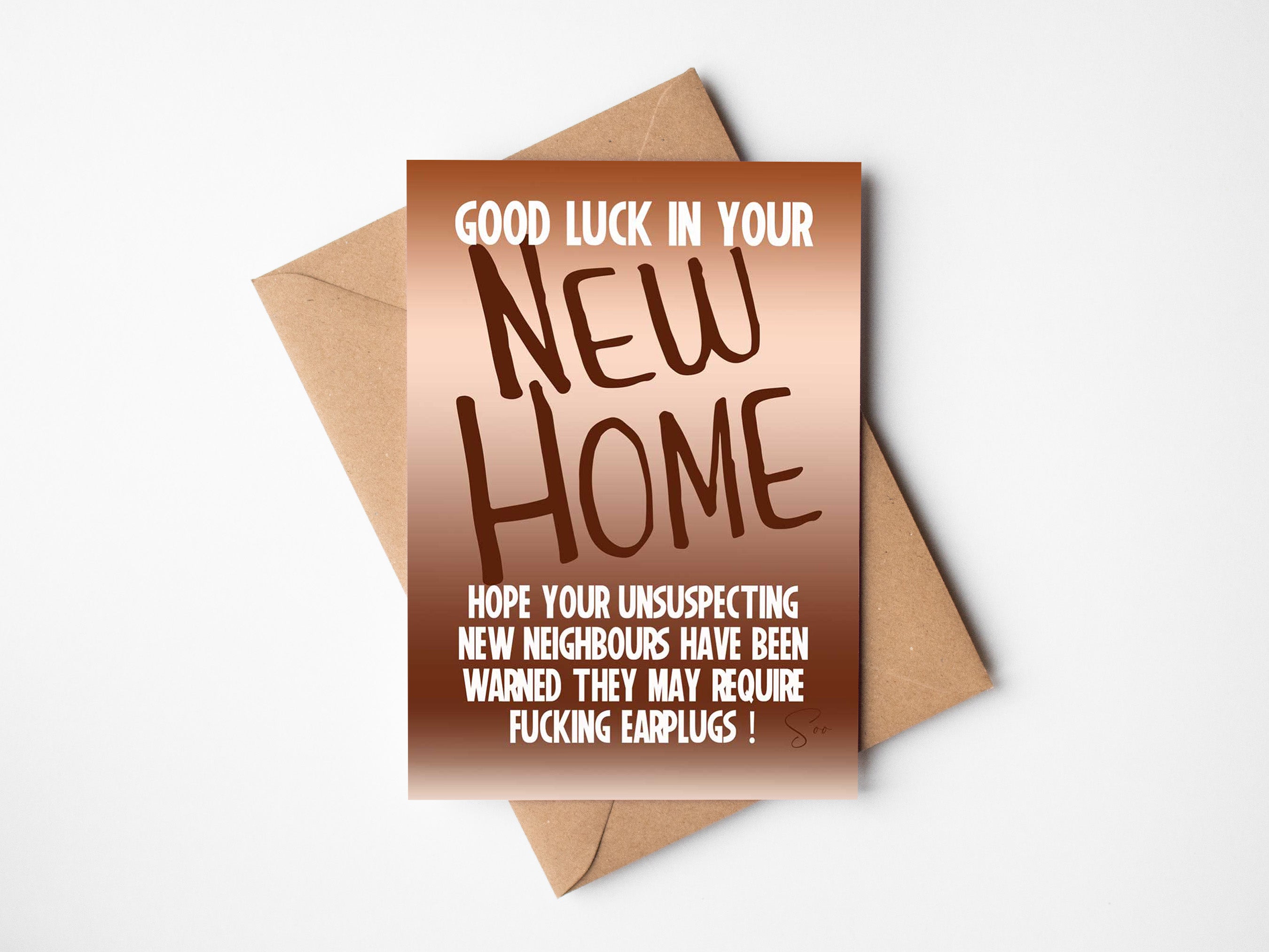 Good Luck in New Home