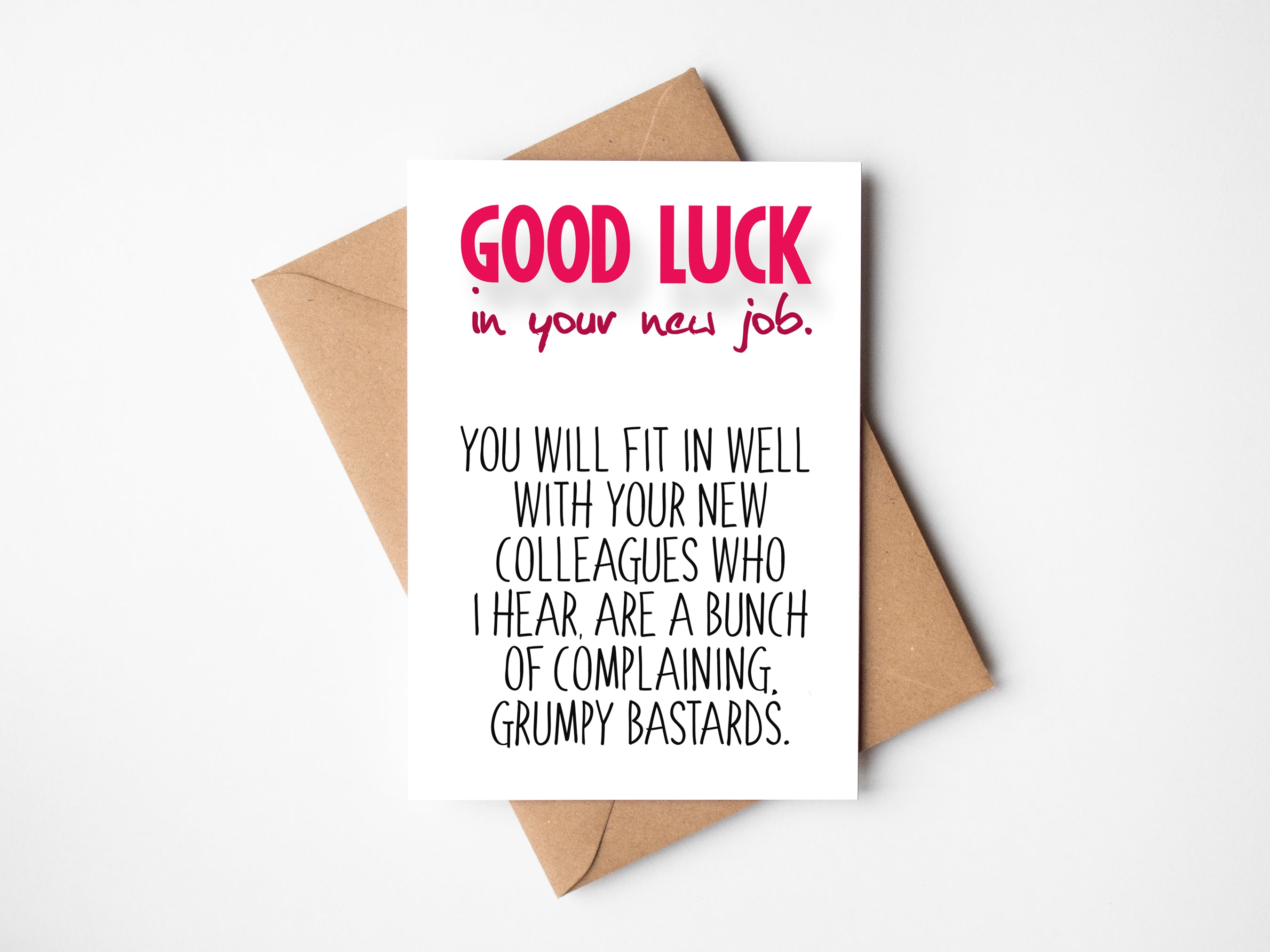 New Job with Grumpy Bastards.