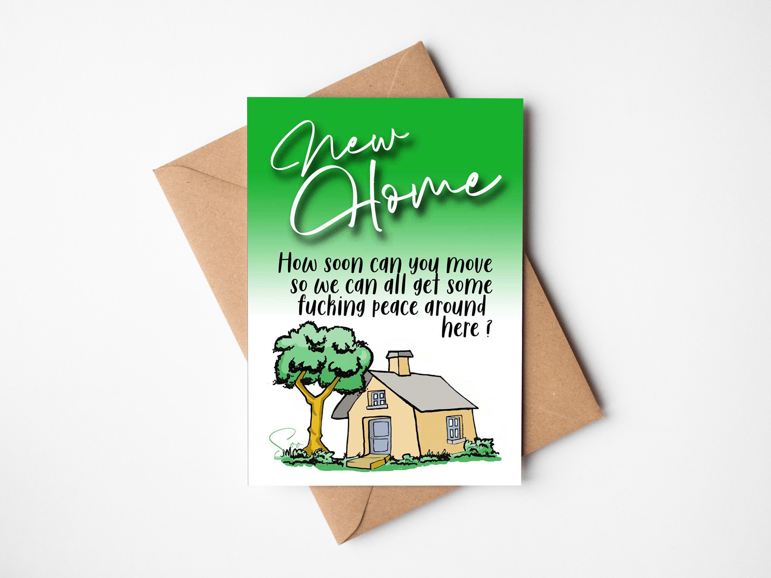 New Home for you & peace for us !