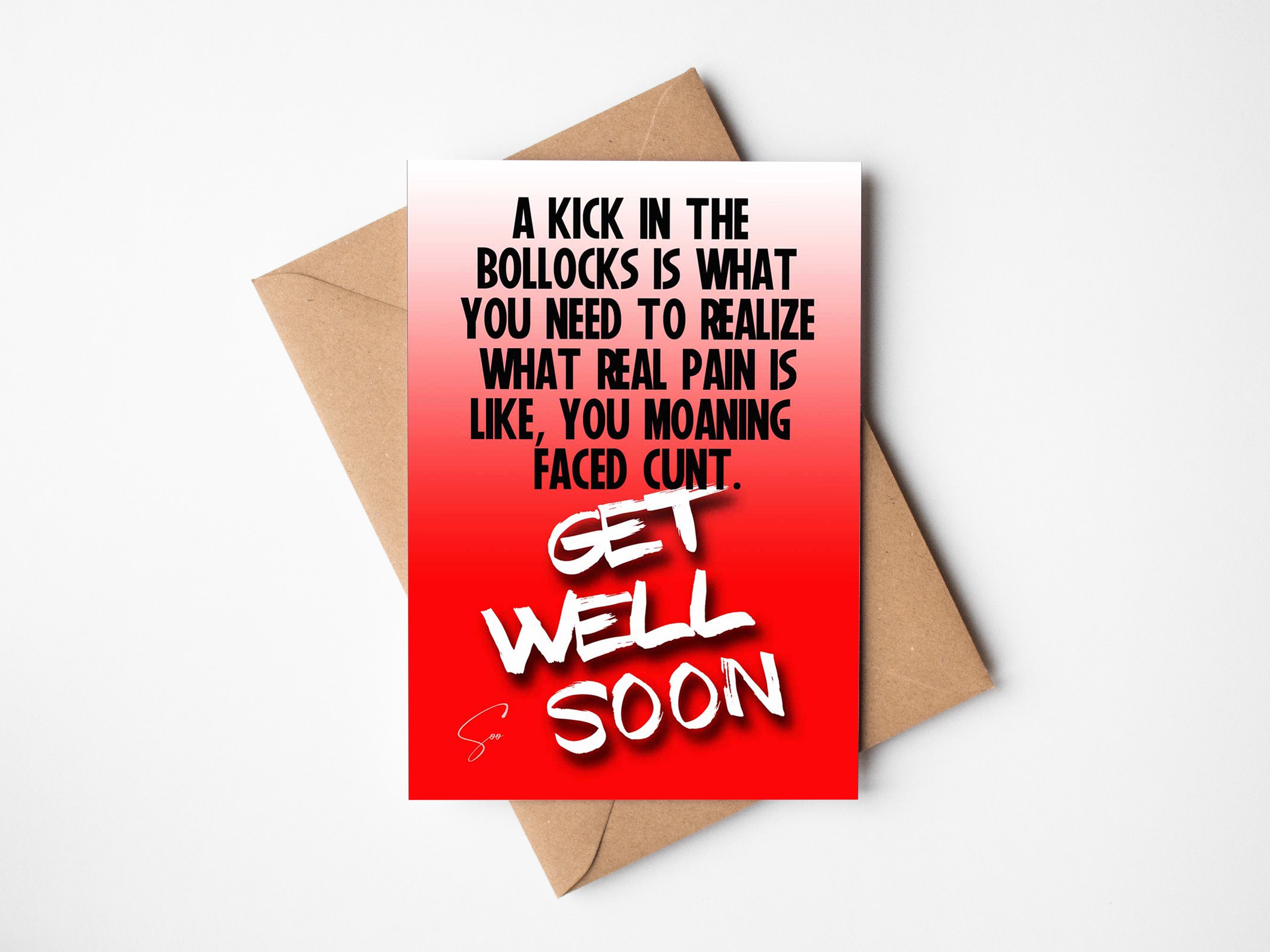 Kick in the Bollocks might help.