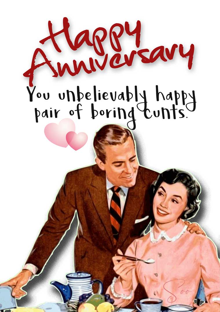 Anniversary Boring Cunts.