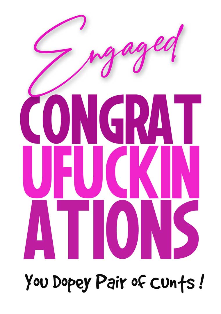 Congratufuckinations